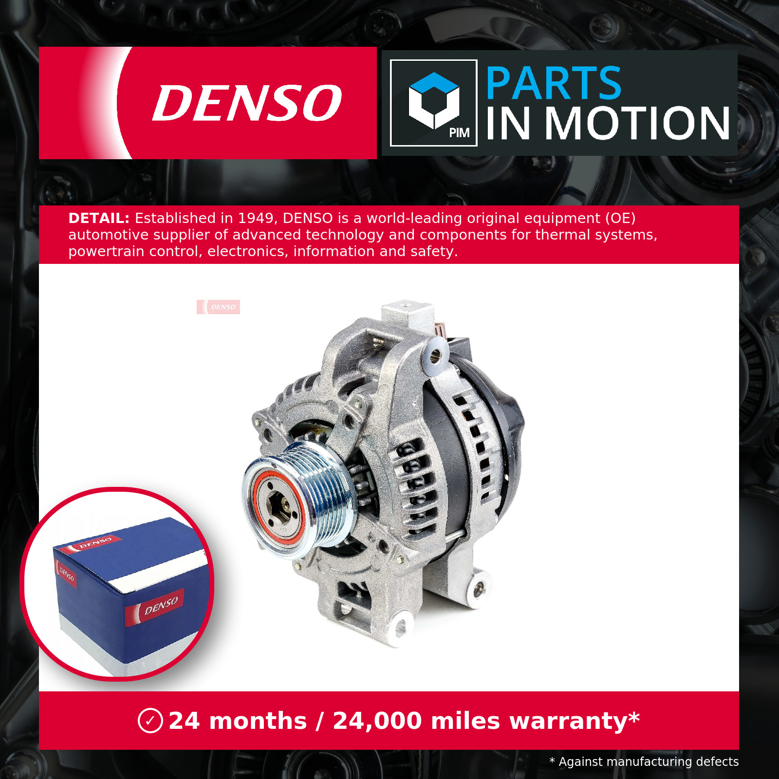 DAN1013 Alternator Fits Lexus IS 2 Toyota Verso Avensis Saloon Estate By Denso - Image 5