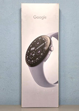 Google Pixel Watch 4 45mm Wi-Fi Satin Moonstone Aluminum Case/ Band - New Sealed