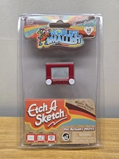 New World's Smallest Etch A Sketch Original Magic Screen Toy Retro Collection
