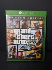 Grand Theft Auto V PREMIUM EDITION - Xbox One Manual With Map No Scratches