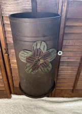 Primitive flower market Bucket container Rustic Farmhouse