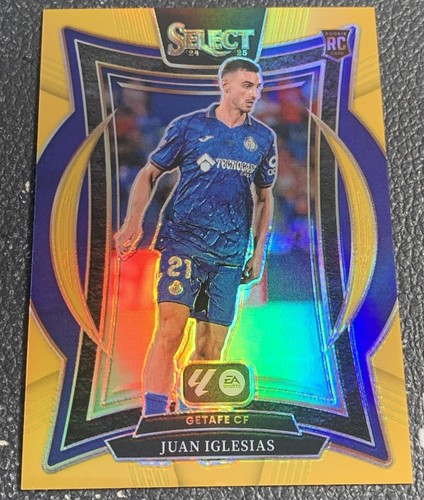 Juan Iglesias 2024-25 Panini Select La Liga Terrace Gold Prizm 01/10 RC #41