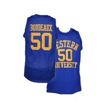 Movie Boudeaux #50 Western Basketball Jersey Blue Chips Custom Name Sewn