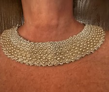 VINTAGE 1950s H Jiran's Collection Beaded Collar
