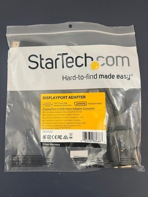 StarTech.com DP2VGA2 Displayport to VGA Video Converter Adapter Black open box