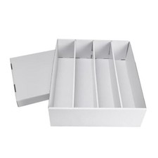 1 Pack 3600 Count Trading Card Storage Box, Card Boxes 4 Row - 1 Pack 4 Row 