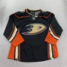 Adidas Anaheim Ducks Team Issue Home Primegreen NHL Jersey Black Mens 50