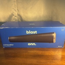 onn. blast 16" 2.0 Soundbar Black Bluetooth 2.0 Channel Speaker