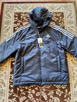 Adidas men Essentials Insulated Hooded Legend Ink Men's large. Navy blue. 