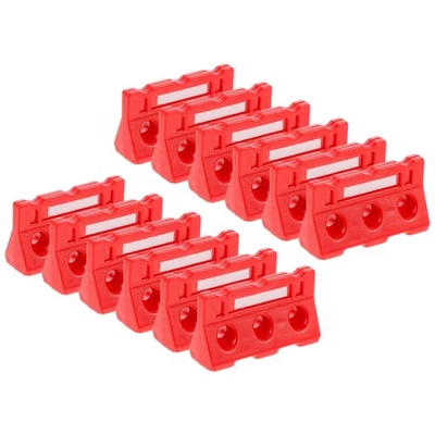 12 Pcs Traffic Cognitive Fence Toy Simulation Roadblocks Miniature Fences