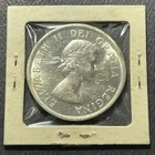Canada 1957 Dollar Silver Coin : ASW  0.600 oz-BSTK0124