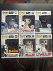 Star Wars Funko Pops Mixed Lot Of 6