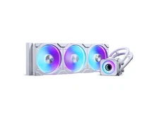 Phanteks Glacier One 420D30 X2 AIO Liquid CPU Cooler, Evolv X2 Aluminum Cap
