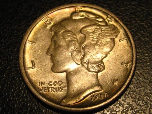 1936-P Mercury Head Dime BU