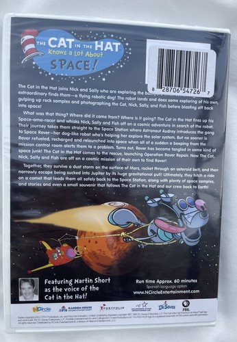 New Sealed Children's DVD The Cat in the Hat knows a Lot about Space movie - Picture 6 of 10