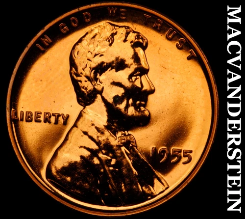 1955 Lincoln Wheat Cent-Choice Gem Proof Lustrous No Reserve #G8491