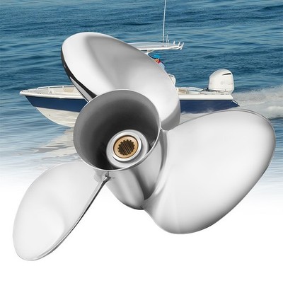 16 x 18 1/2 Stainless Propeller for Suzuki DF 150/175/200/225/250/300,15 Spline