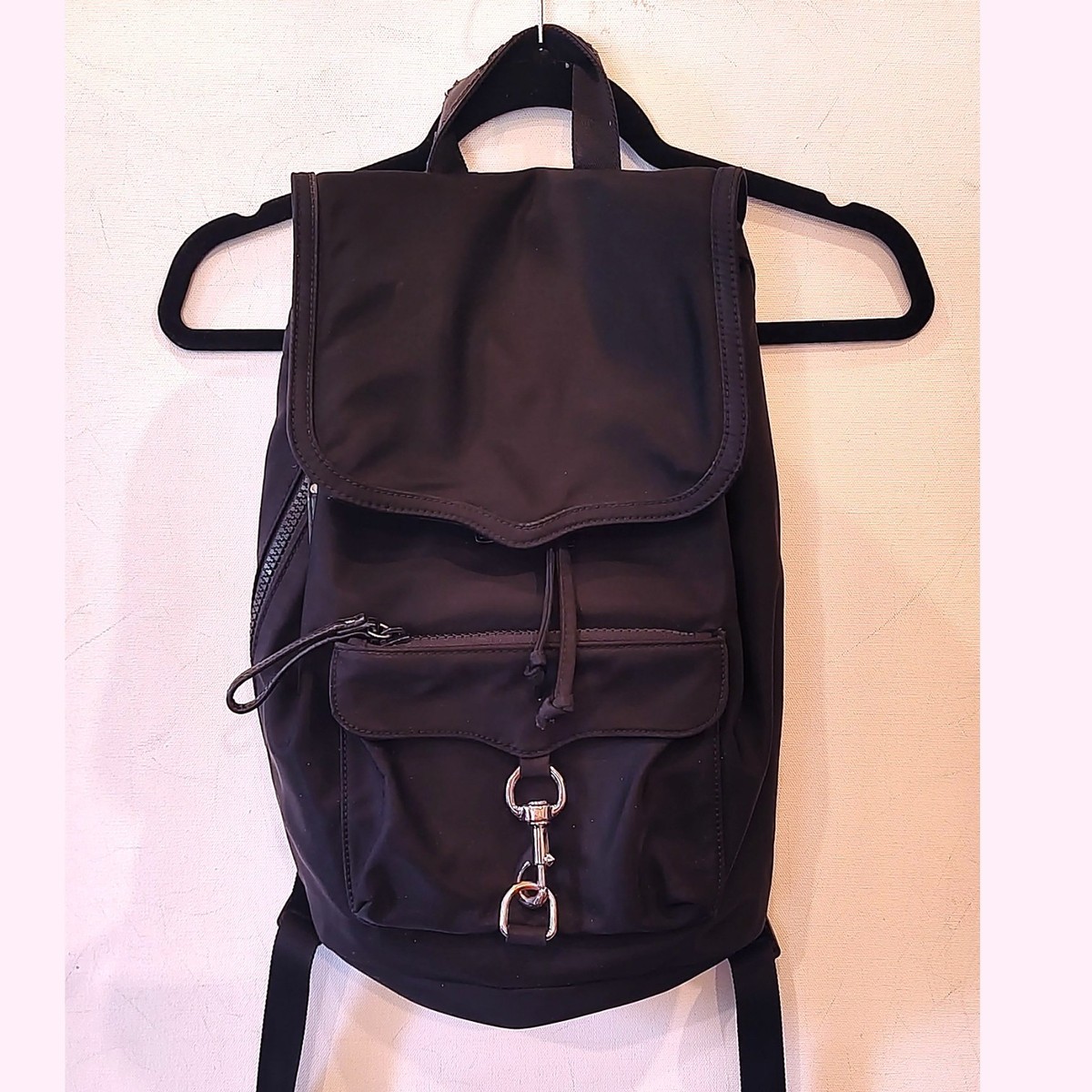 Rebecca Minkoff Bikeshare Black Nylon Backpack 16