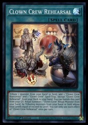 Clown Crew Rehearsal BLZD-EN059 Super Rare 1st Edition