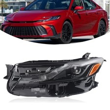 24-26 Toyota Camry SE LE Headlight LED Left Driver Black 81150AQ010 LH Single