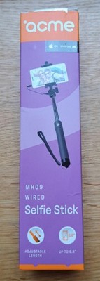 acme MH-09 Selfie Stick Schwarz für Android iOS bis 5.5 Zoll
