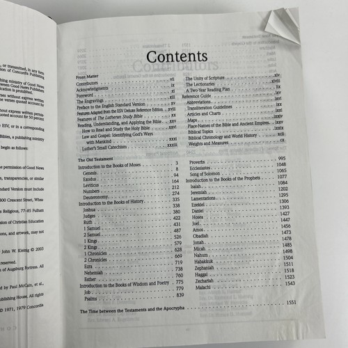 Lutherische Studienbibel - ESV vom Concordia Verlag (2009, Hardcover) - Bild 3 von 12