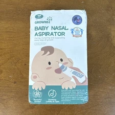 GROWNSY Nasal Aspirator for Baby or Toddler (BC023), Electric ~ NEW SEALED