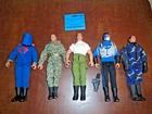 5 Vintage 12” GI JOE Hall of Fame Action Figures Snake Eyes Cobra Commander 1992