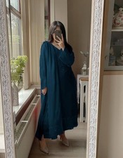 Pakistanisches Kleid Salwar Kameez Ready To Wear Anz&uuml;ge indische Hochzeit...