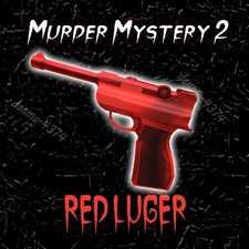 Red Luger MM2 Godly Gun / Cheap & Quick Delivery (Murder Mystery 2)