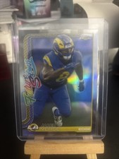 Topps 2025 Chrome Future Stars Jared Verse Refractor Los Angeles Rams Card