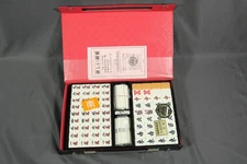 Japanese Mah Jong Asian Tile Set  Majong Mahjong NOS