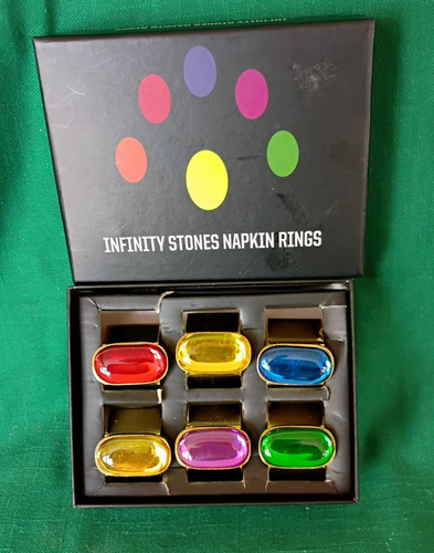 Marvel Avengers Endgame Infinity Stones Napkin Rings 757347486690| eBay
