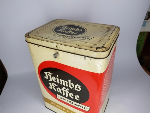 Dose Blechdose Vintage 60er Jahre Heimbs Kaffee Vintage / ldn - Bild 8 von 9