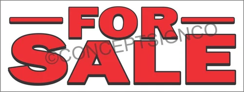 1.5'X4' FOR SALE BANNER Outdoor Sign Boat Car House Property Land Building Shop