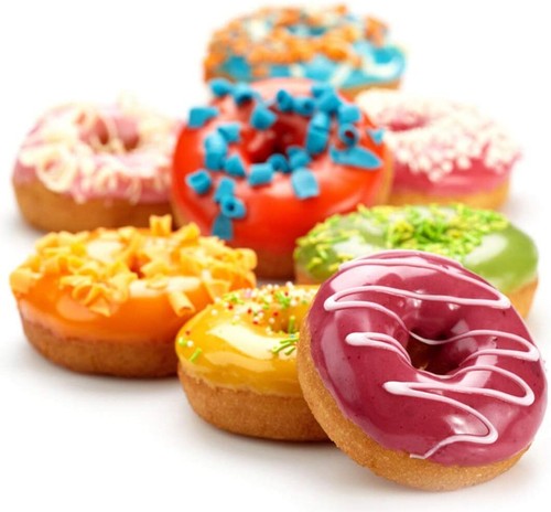 Paquete de 2 sartenes antiadherentes para donas Lawei de 12 cavidades, molde para magdalenas y bageles de acero al carbono - Imagen 5 de 11