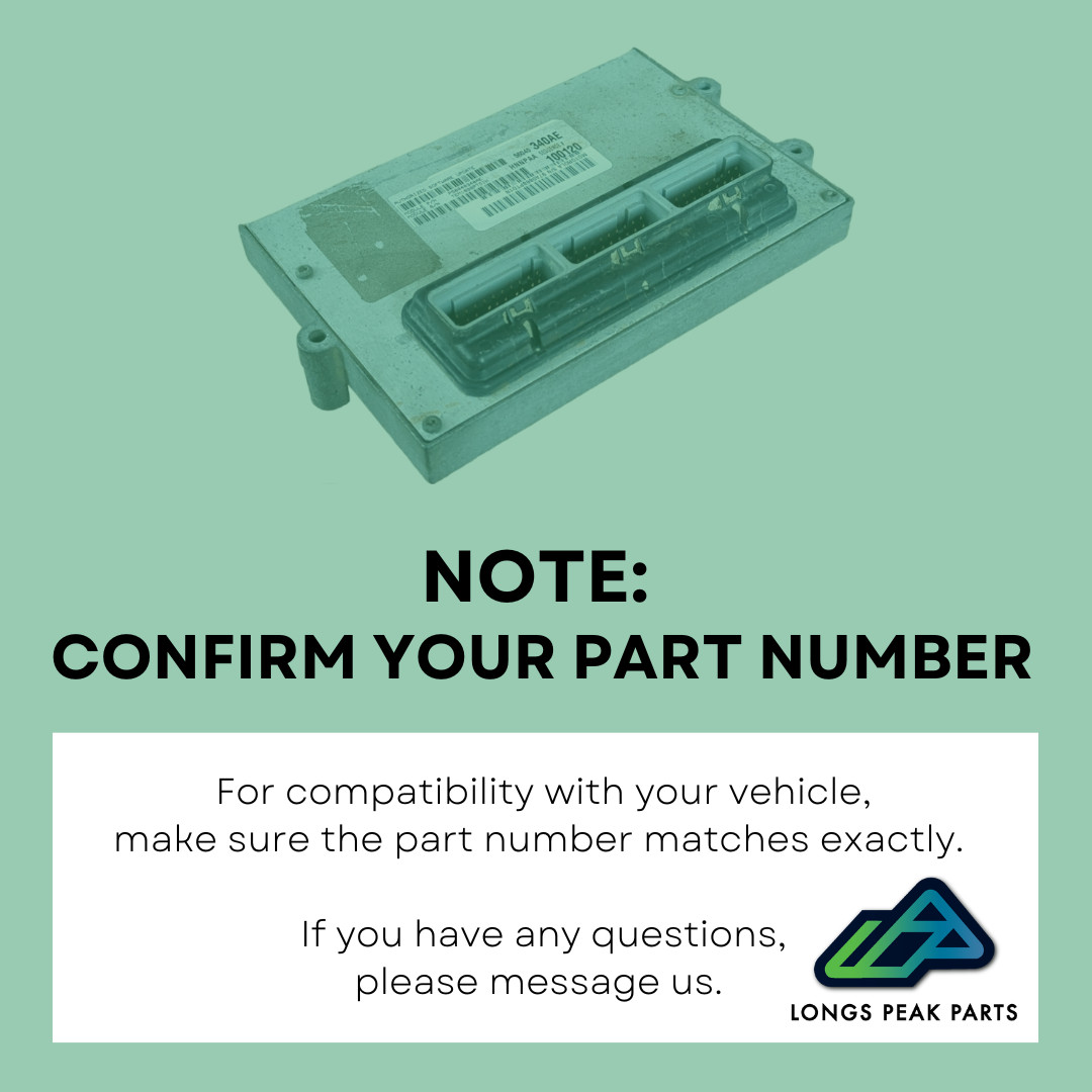 2006 2007 Nissan Pathfinder 4.0L 4x2 V6 ECU PCM Engine Control Module MEC70-100