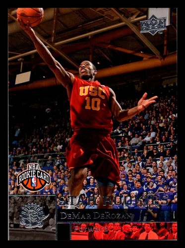 DEMAR DEROZAN 2009-10 Upper Deck Star Rookies #238 Rookie RC Toronto Raptors USC - Imagen 3 de 4
