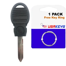 New Uncut Fobik Remote Transponder Ignition Chip Key Blank Valet Emergency Van