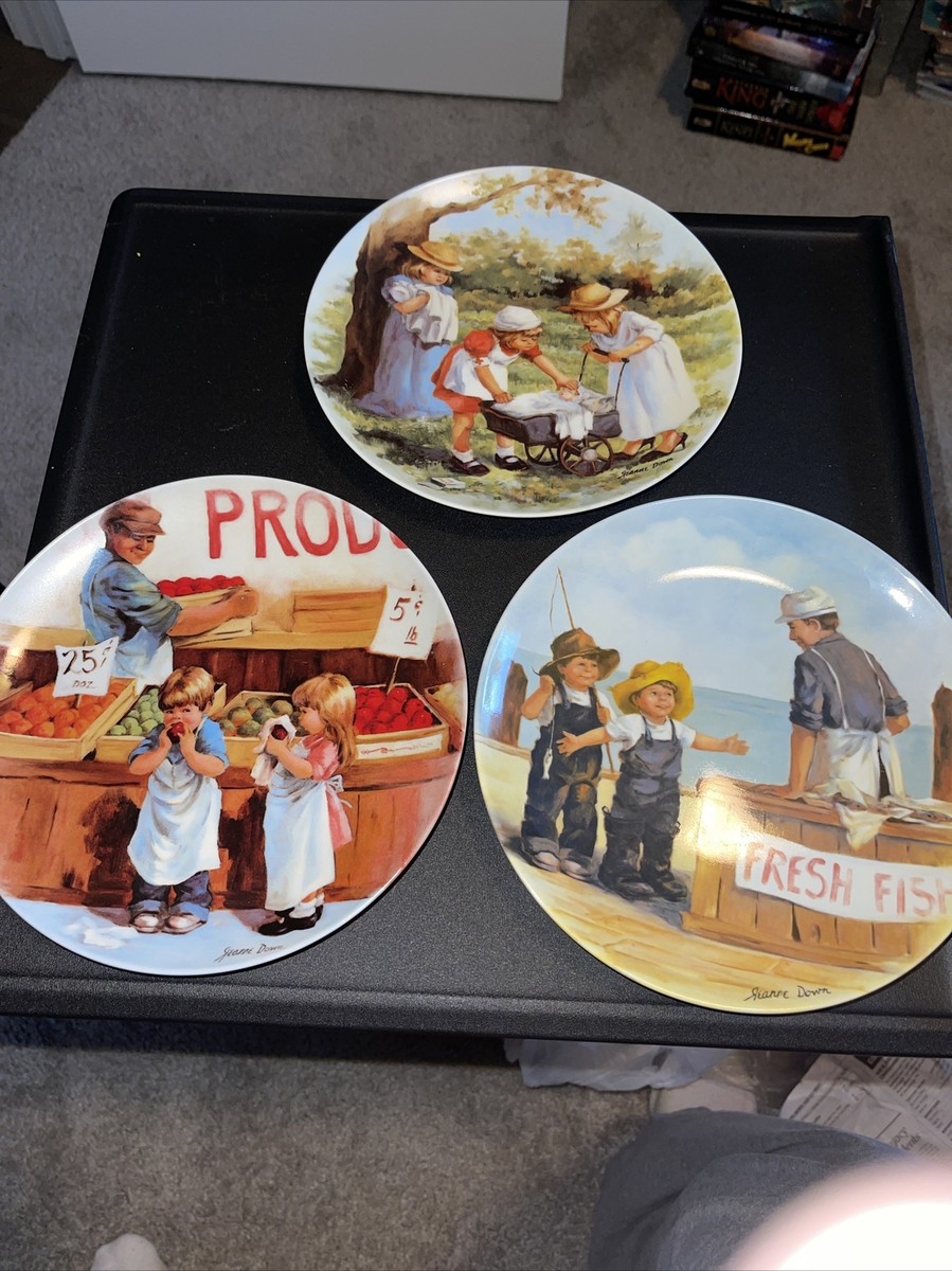 Knowles Collector Plates Jeanne Down's Friends I Remember