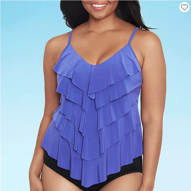 trimshaper control tankini swimsuit top
