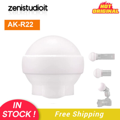 US Godox AK-R22 Collapsible Silicone Diffuser Dome Fr V1 AD100PRO AD200PRO Flash