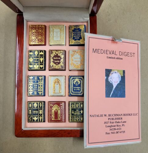 MINIATURE BOOKS- ROGER HUET PUBL. DELUXE LIMITED 1ST EDITION MINIATURE BOOK SET - Picture 1 of 23