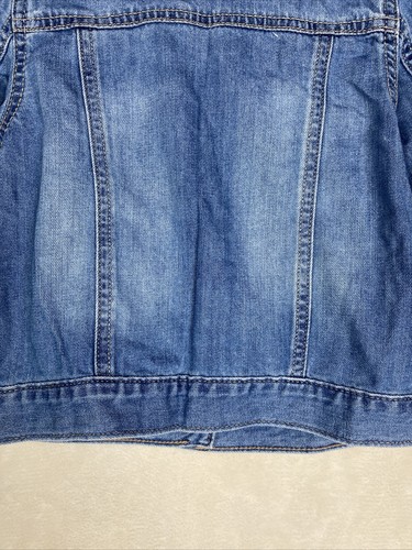 Oshkosh B'gosh Chaqueta Denim Niña 6/6X Azul Jean Bolsillos con Botones a Presión Exterior - Imagen 11 de 15