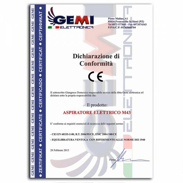Gemi Elettronica Aspiratore Camino Professionale Acciaio Inox AISI 304 Per Canna Fumaria Tonda 150mm - Foto 6
