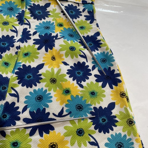 Vintage Byer Too 90s Y2K 60s Dress SZ 7 Empire Waist Retro Floral Cotton (FLAWS - Picture 15 of 15