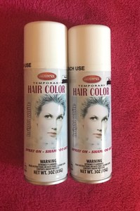Goodmark Temporary Flourescent White Spray On Shampoo Out Hair
