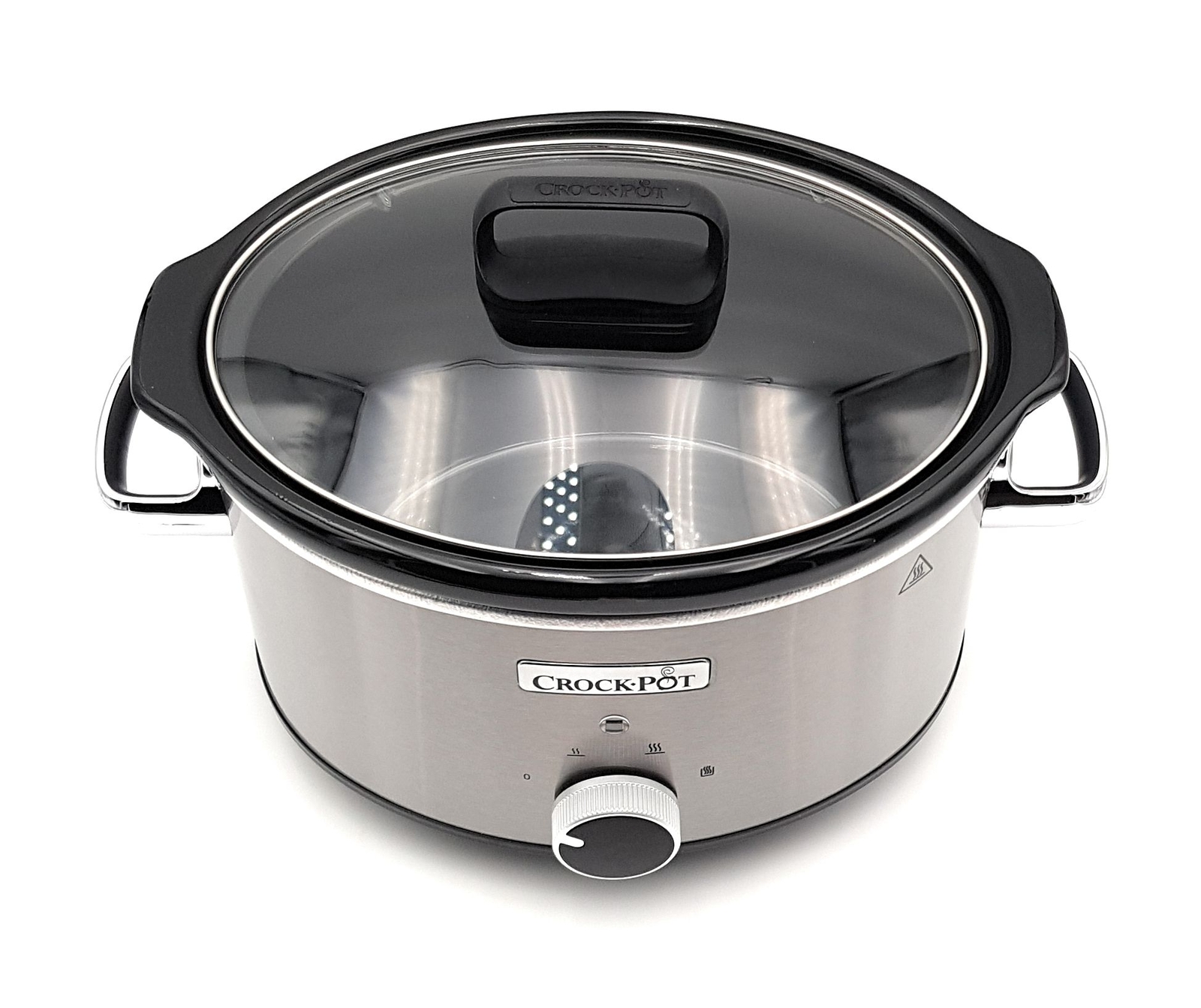 CrockPot CSC028X01 Schongarer Slow Cooker 3,5l Edelstahl 34 Personen