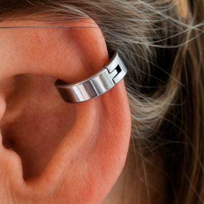 Ciondolo Orecchini Chic Orecchini Huggie A Perno Con Ciondolo Strass Per Uomo E Donna - Acciaio Inox, 2-6 Pezzi, Regalo In Velluto Orecchini Diamanti - Foto 2