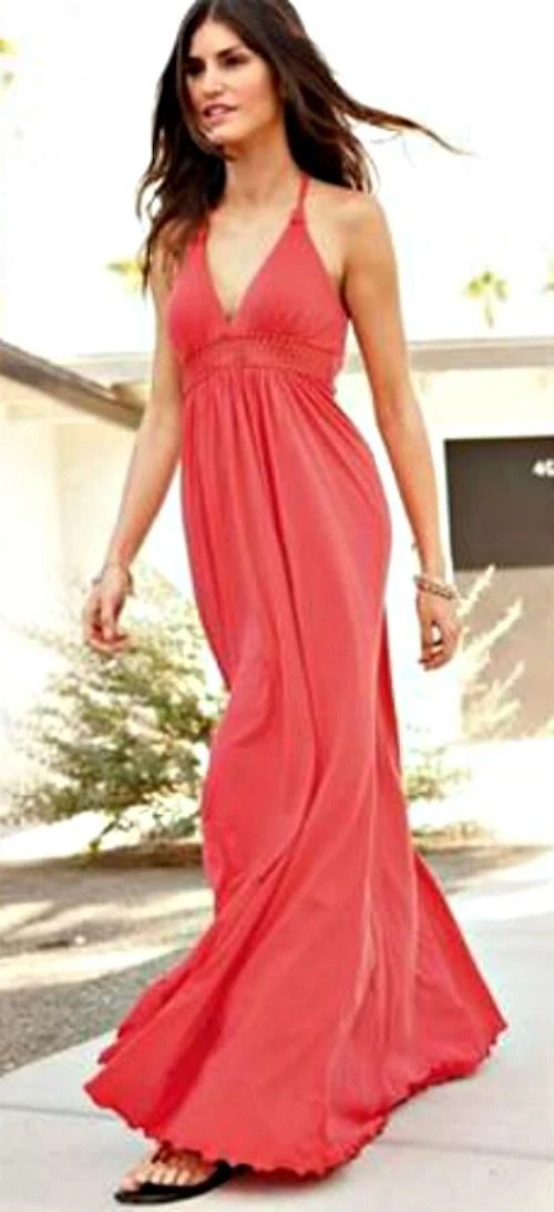 maxi dress women formal Jana Strapless Ruffle Open Back Maxi Dress